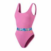 Costum baie femei SPEEDO Belted Deep roz, marimea 34