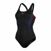 Costum baie femei SPEEDO Placement Muscleback negru, marimea 40