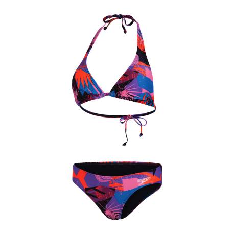 Costum inot femei SPEEDO Triangle bleumarin rosu, marimea 40