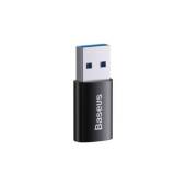 Adaptor BASEUS Ingenuity Series Mini OTG, USB-A 3.1 la USB-C, Negru
