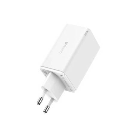 Incarcator retea BASEUS GaN6 Pro, 65W, 2x USB si 2x USB-C, Fast Charge ,alb