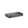 Switch REYEE RG-ES209GC-P, 9-Port Gigabit Smart POE Switch, RJ45 Ports including 8 PoE/POE + Ports