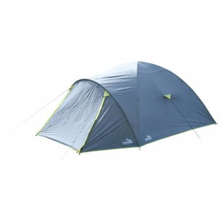 Cort camping CATTARA 4 persoane, 344x250x150cm, gri, PU3000mm