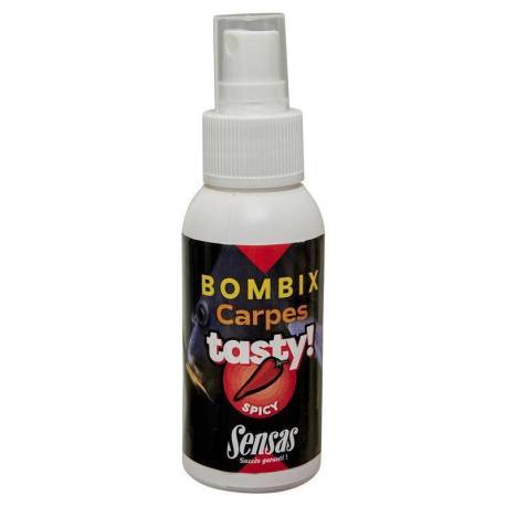 Atractant spray SENSAS BOMBIX Carp Tasty Spicy, 75ml