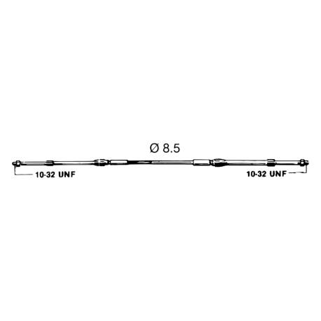 Engine control cable C8 40'