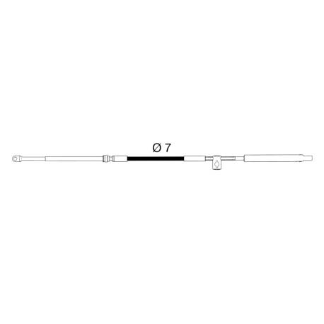 Cablu comanda motor ULTRAFLEX C36 24'