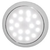 Plafoniera LED OSCULATI rama cromata, lumina alb/rosu 12/24V, 3.5W