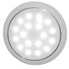 Plafoniera LED OSCULATI rama cromata, lumina alb/rosu 12/24V, 3.5W