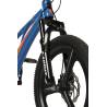 Bicicleta copii MTB CARPAT C20343A, roti 20", Albastru/Portocaliu