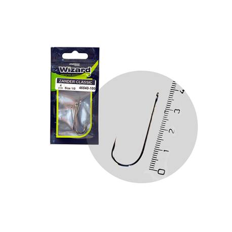 Carlige WIZARD ZANDER CLASSIC PRO 3/0, 4buc/plic