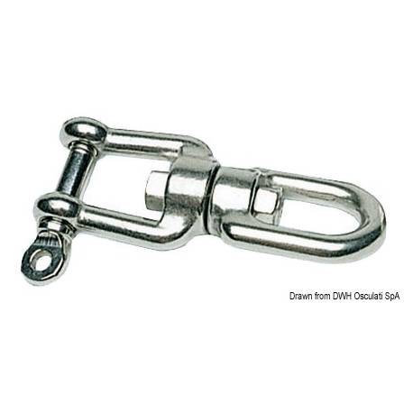 Carabina pivotanta cu ochet OSCULATI, inox AISI316, 16mm