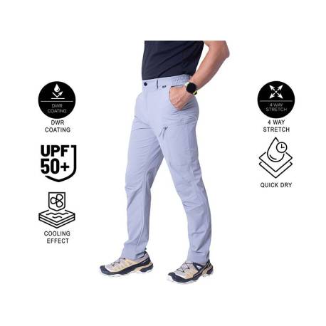 Pantaloni RTB QuickDry Performance SPF+50 Light Grey, S