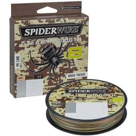 Fir textil SPIDERWIRE Stealth Smooth x8 Camo, 0.11mm, 10.3kg, 150m