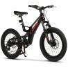 Bicicleta copii MTB-FS CARPAT C20344A, roti 20", Negru/Rosu