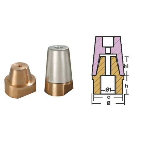 Anod conic pentru elice, D.60mm