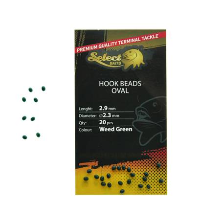 Opritoare SELECT BAITS Oval Hook Beads, 2.3mm, 20buc/plic