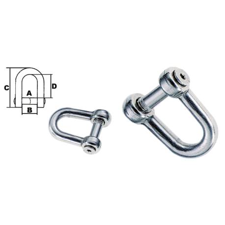 Carabina pentru lant ancora, inox, D.12mm