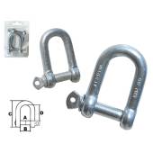 Carabina D din otel galvanizat la cald, D.16mm