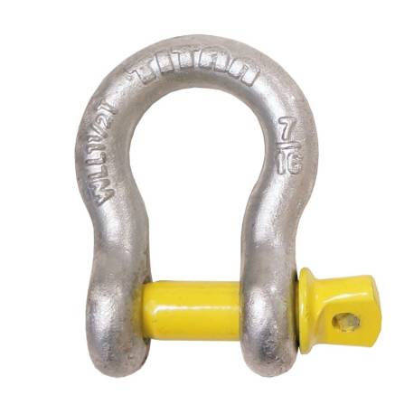 CERTIFIED GALVANISED SHACKLE Ø 32 PIN Ø 35 Kg 12000