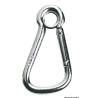 Carabina carlig cu deschidere mare, cu ochet, inox AISI 316,23mm