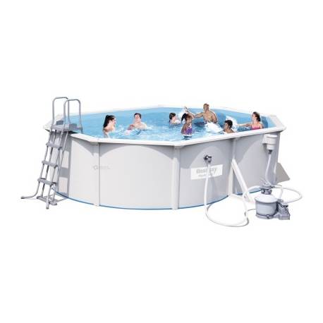 Piscina supraterana BESTWAY Hydrium 500x360x120cm cu sistem de filtrare si scara