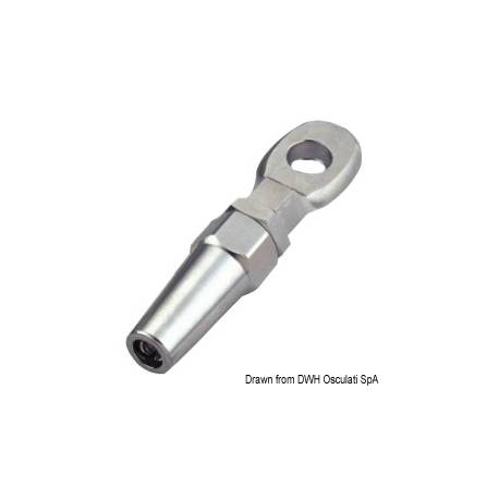 Terminatie cu ochet pentru cablu cu diametrul 12mm, inox