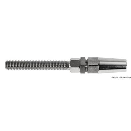 Terminal din inox pentru tensor, 8mm