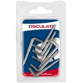 Carlige in L, inox, 40 x 3.5mm, 7 buc/blister