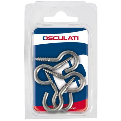 Carlige curbate din inox 37 x 3.5mm, 7 buc/blister