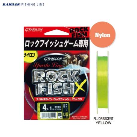 Fir Monofilament Raiglon Sparta Line Rockfish X 100m, Marime 1.2,0.185mm