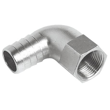 Adaptor furtun la 90° OSCULATI, tip mama, inox, filet 1 1/2" x 44 mm