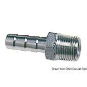 Adaptor furtun tip tata OSCULATI, inox, filet 1" x 38 mm