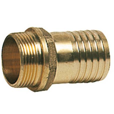 Adaptor tip tata pentru furtun, alama cromata, 4" x 100 mm