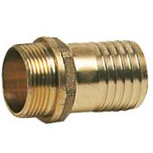 Adaptor tip tata pentru furtun, alama cromata, 1 1/2" x 38 mm