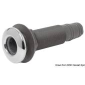 Nylon/fiberglass long seacock 21/4 x 38mm valve