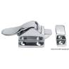 Incuietoare cu maner OSCULATI 38.190.00, inox AISI316, 48x38 mm