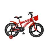 Bicicleta copii 5-7 Ani CARPAT Kids C1800M roti 18", Rosu/Alb