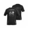 Tricou FLYING FISHERMAN Passport Performance Black Tee M