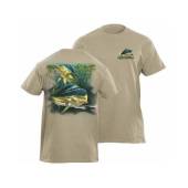 Tricou FLYING FISHERMAN Dolphin Prairie Dust Tee M