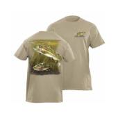 Tricou FLYING FISHERMAN Rainbow Trout Prairie Dust Tee M