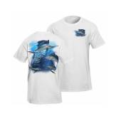 Tricou FLYING FISHERMAN Sailfish Frenzy White Tee M