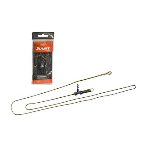 Montura CARP EXPERT Leadcore Heli Chod cu agrafa rapida, 3 bucati