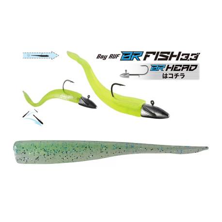 Shad DUO BAYRUF BR FISH 8.4cm, S045 Kibinago Green, 7buc/plic