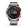 Ceas GARMIN quatix 6X Solar Titanium cu brataraTitanium 51mm