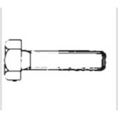 Surub hexagonal filetat, inox AISI304, 10X120mm, 10buc