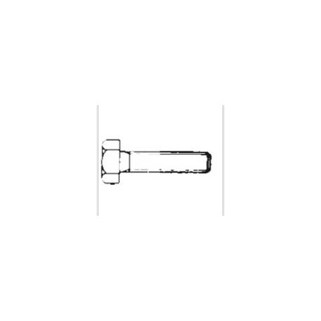 Surub hexagonal filetat, inox AISI304, 10X120mm, 10buc