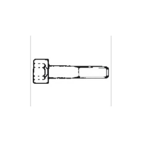 Surub cu cap cu soclu hexagonal, inox AISI304, 8X60mm, 25buc