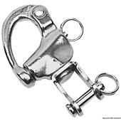 Snap-shackle w/swivel for spinnaker AUSI 316 128mm