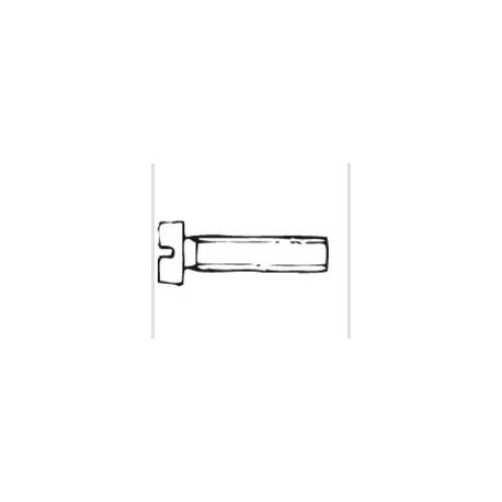 Surub cu cap cilindric crestat, inox AISI304, 3x12mm, 200buc