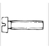 Surub cu cap cilindric crestat, inox AISI304, 8x50mm, 25buc